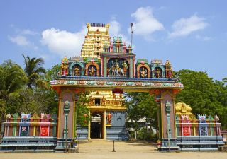 Maradanamadam-Hanuman-Tempel auf Jaffna