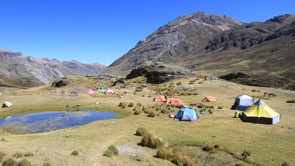 Zelt-Camp in der Cordillera Huayhuash
