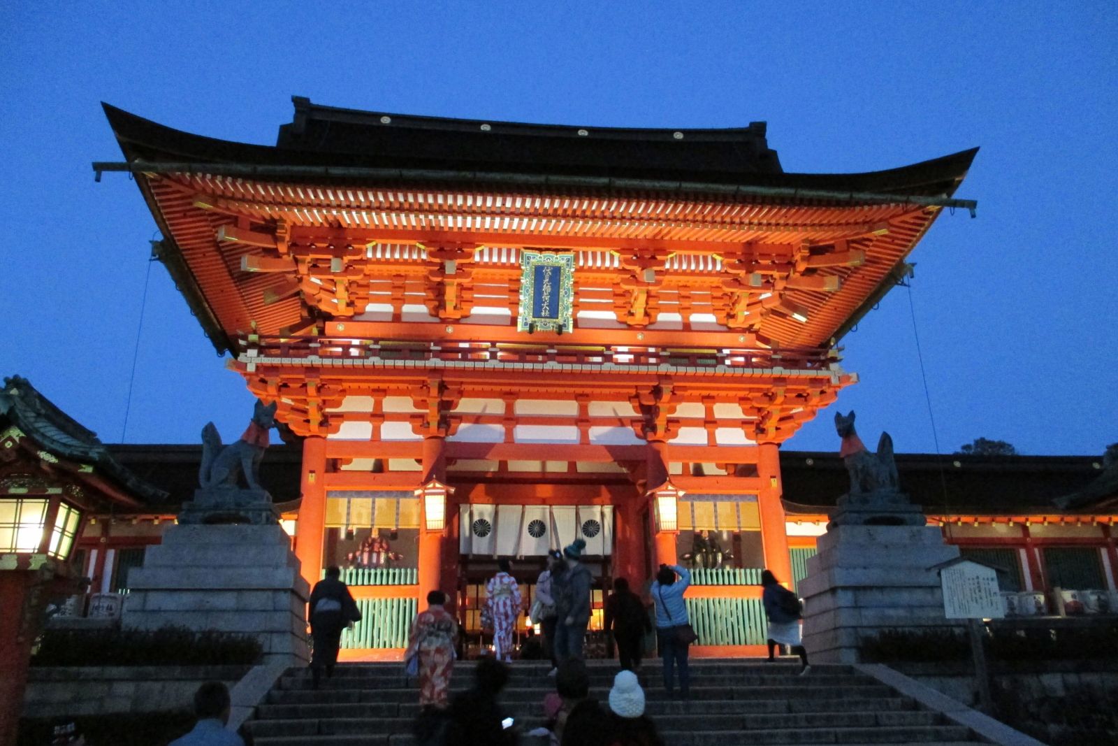Der Fushimi-Inari-Schrein ist das wohl bekannteste Wahrzeichen Kyotos.