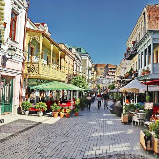 Durch die Straßen von Tiflis