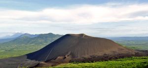 Sicht auf den Vulkan Cerro Negro