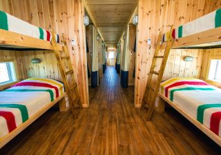 Schlafkojen in der Tundra Buggy Lodge
