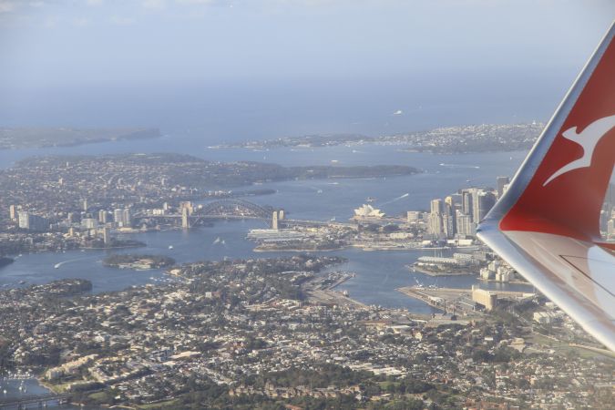 Blick auf Sydney aus dem Flugzeug © Diamir