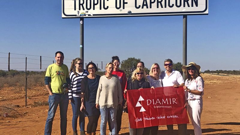 DIAMIR-Reisegruppe in Namibia