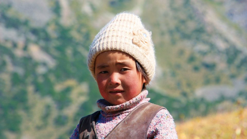 Kind in Süd-Kirgistan