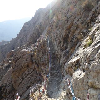leichtes klettern am Mt. Tochal