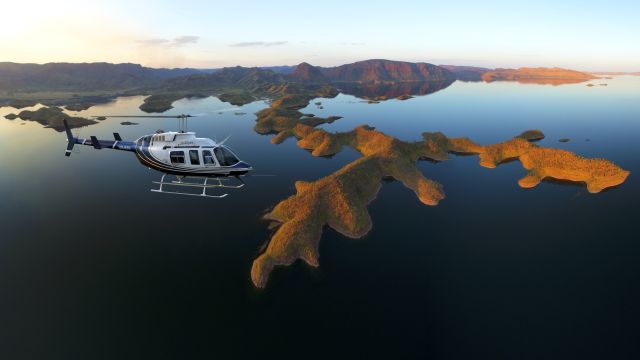 Der wunderschöne Argyle-See ist der größte Stausee Australiens.