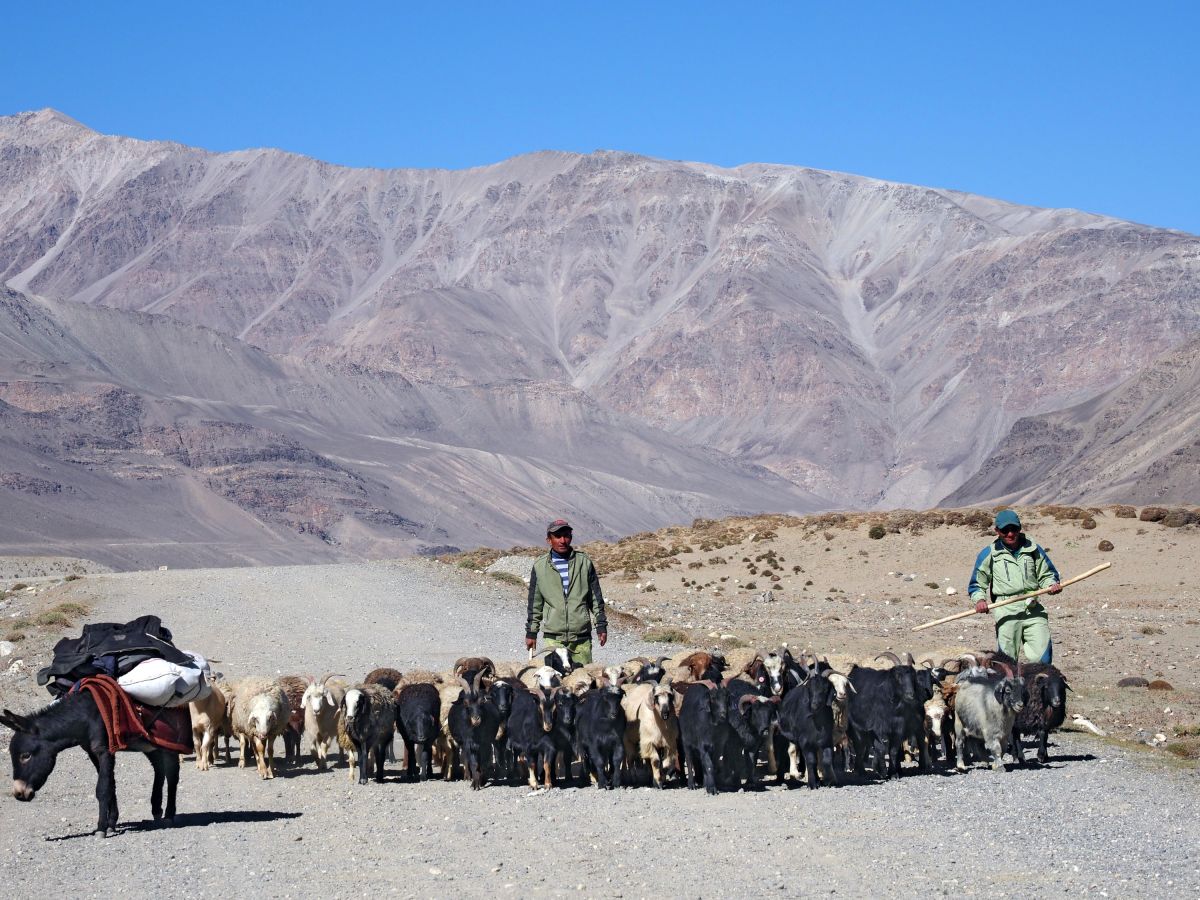 Hirten nahe des Wakhan