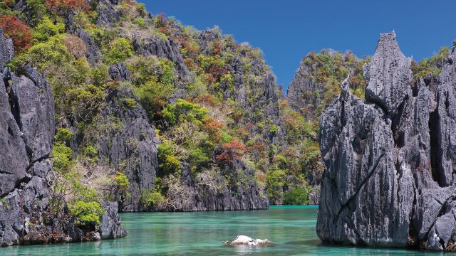 Die malerische Insel Coron bei Palawan