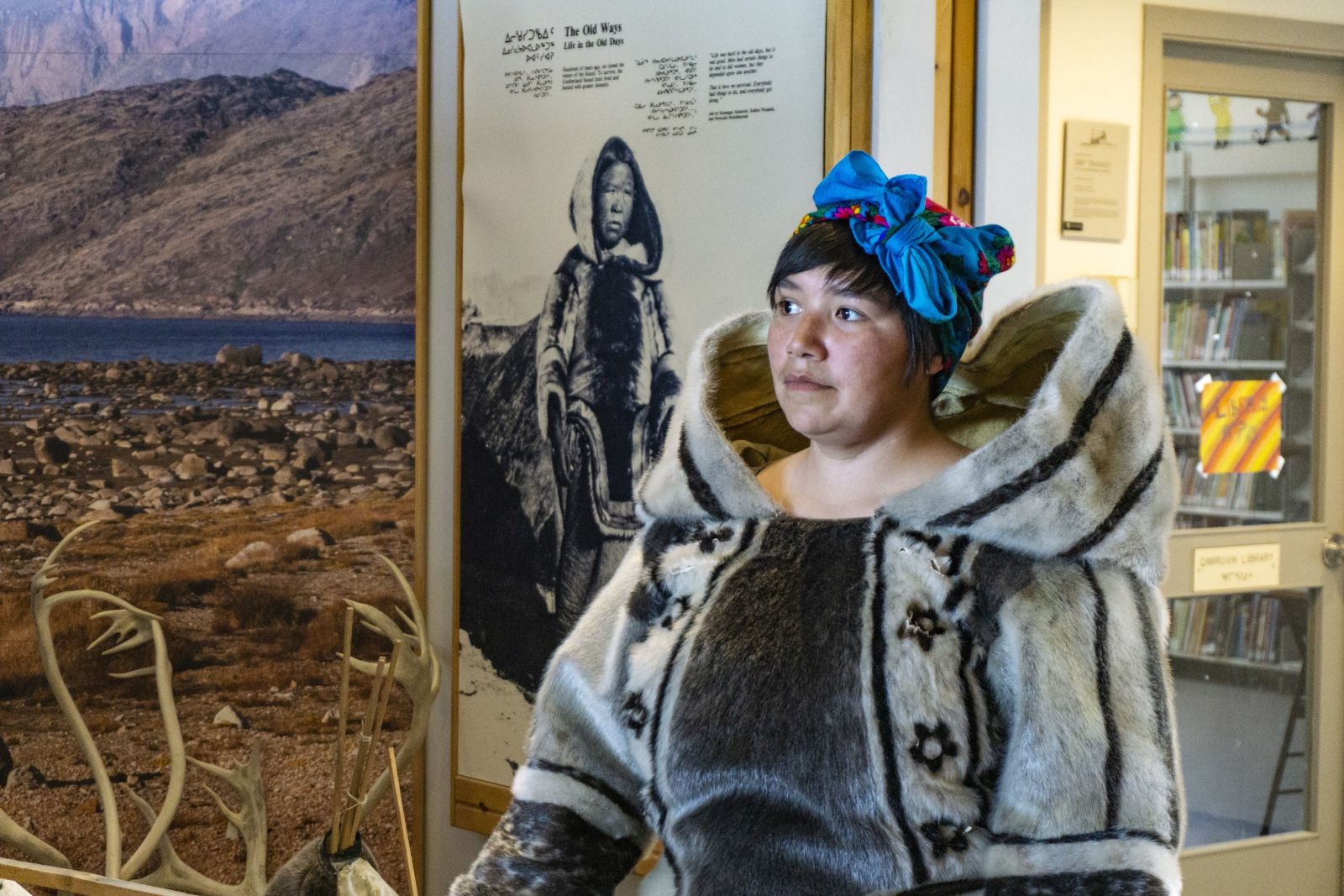 Inuit-Mädchen in Pangnirtung