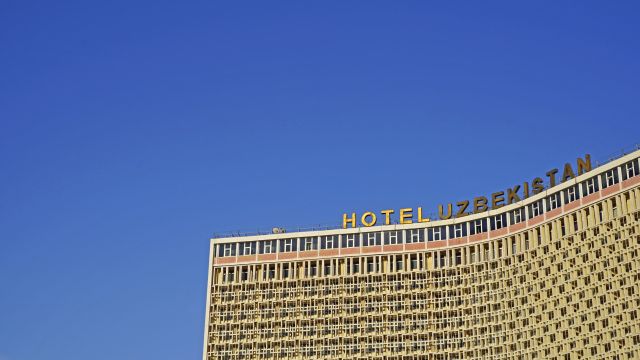 Das imposante Hotel Uzbekistan im Herzen Taschkents