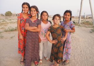 Junge Mädchen in Turkmenistan