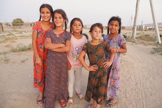 Junge Mädchen in Turkmenistan
