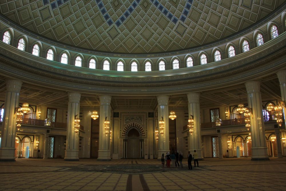 In der Turkmenbashi Haji Moschee in Gupjak