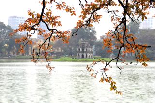 Malerischer Blick auf den Hoan-Kiem-See