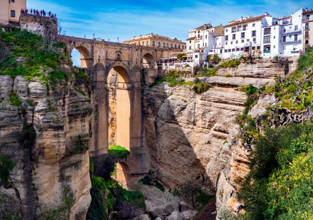 Die Brücke in Ronda, Andalusien