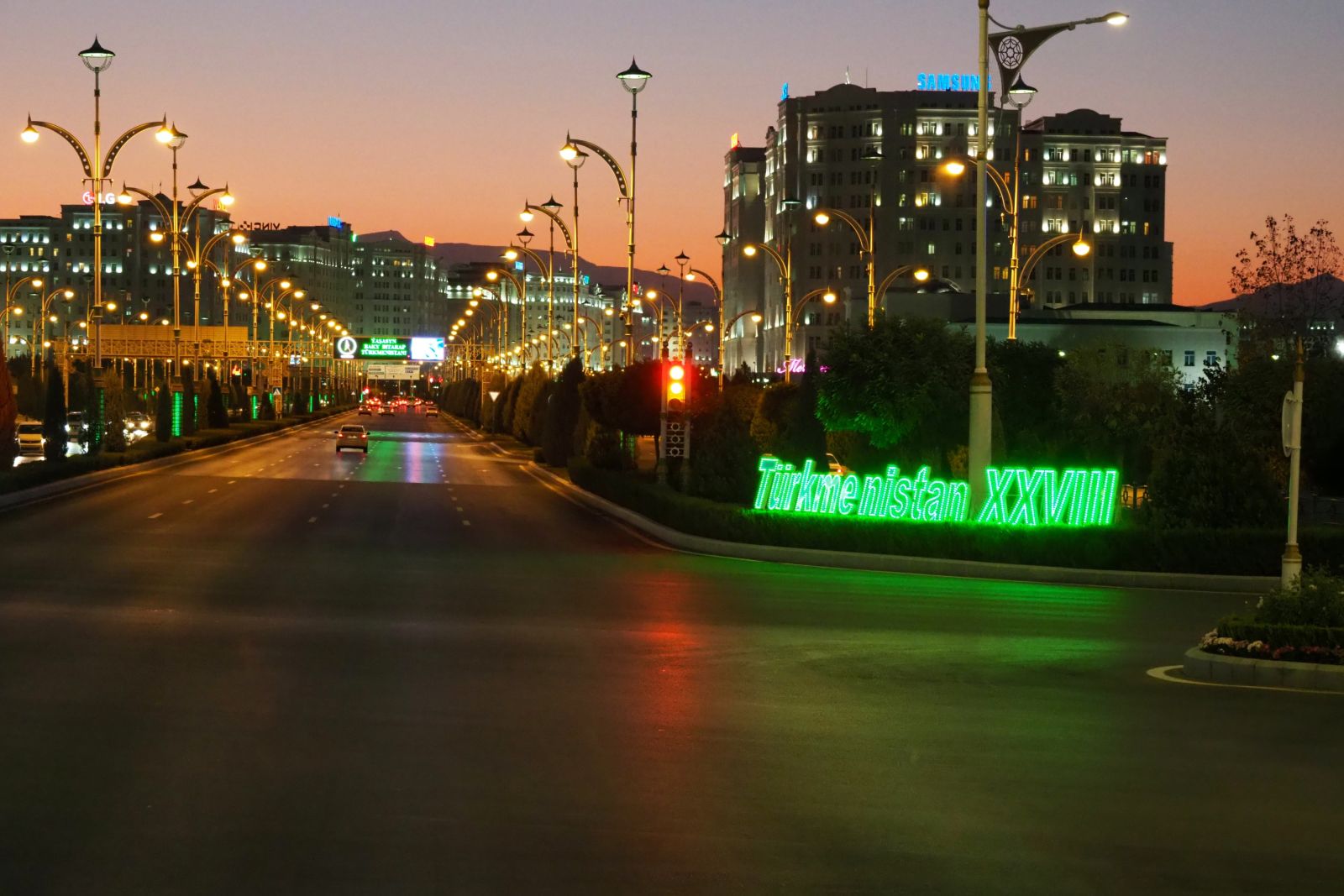 Abends in Ashgabat