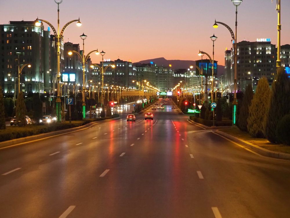 Abends in Ashgabat
