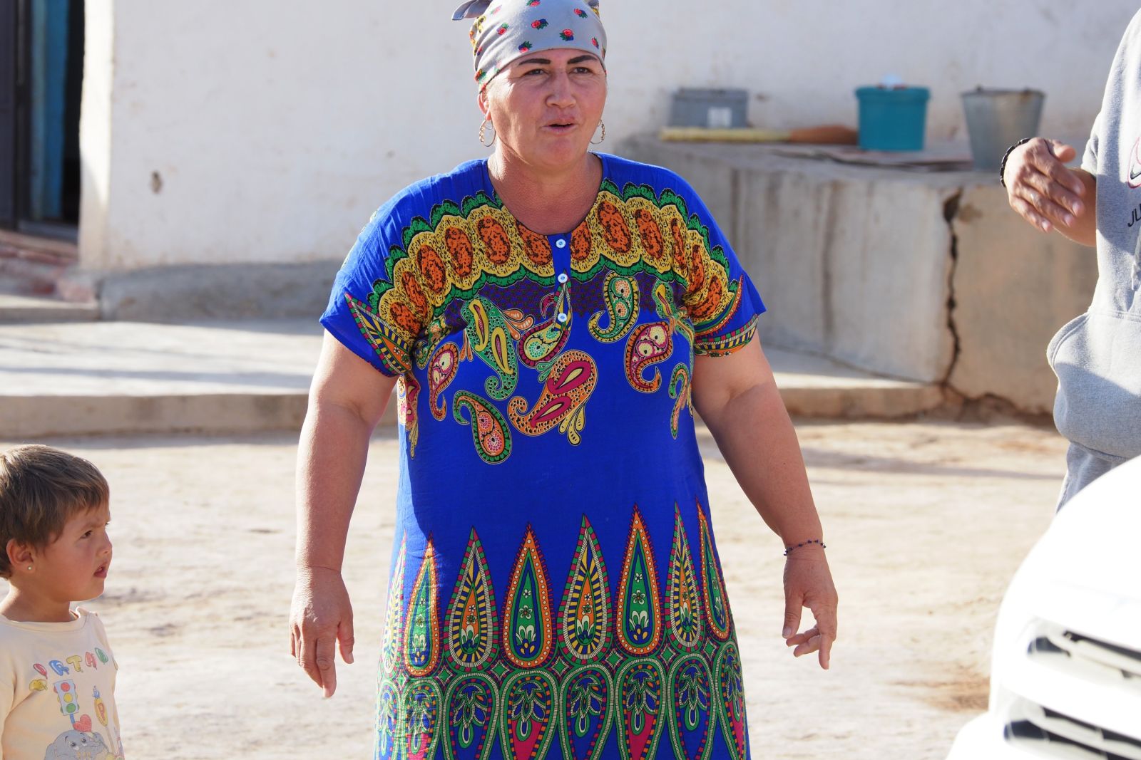 Turkmenin in Melegoc mitten in der Karakum-Wüste