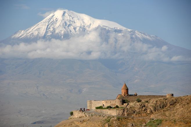 Kloster Chor Virap mit Ararat