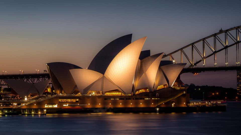 Die Oper in Sydney am Abend