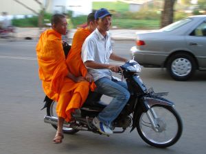 Mönche unterwegs