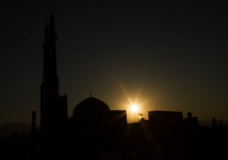 Sonnenuntergang in Yazd