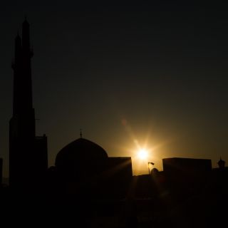 Sonnenuntergang in Yazd