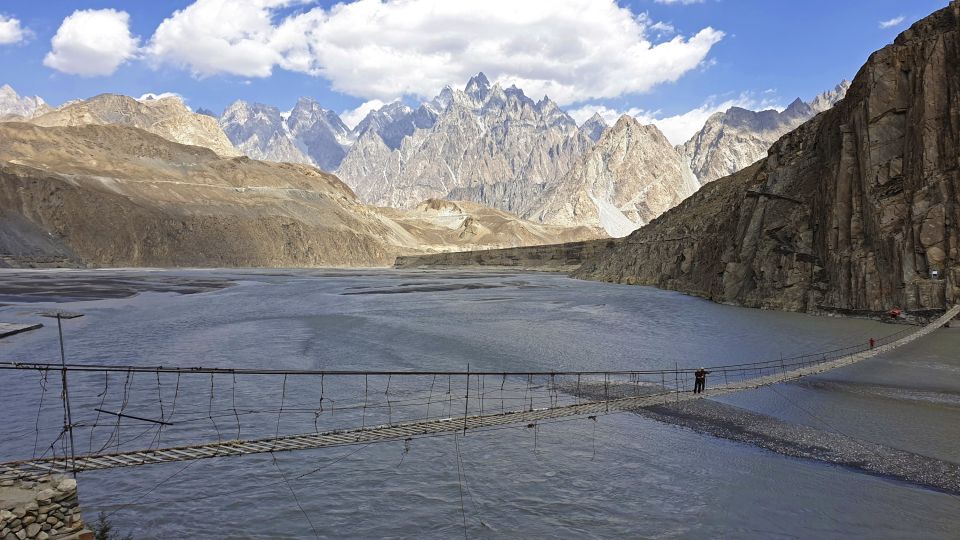 Hängebrücke in Passu Pakistan