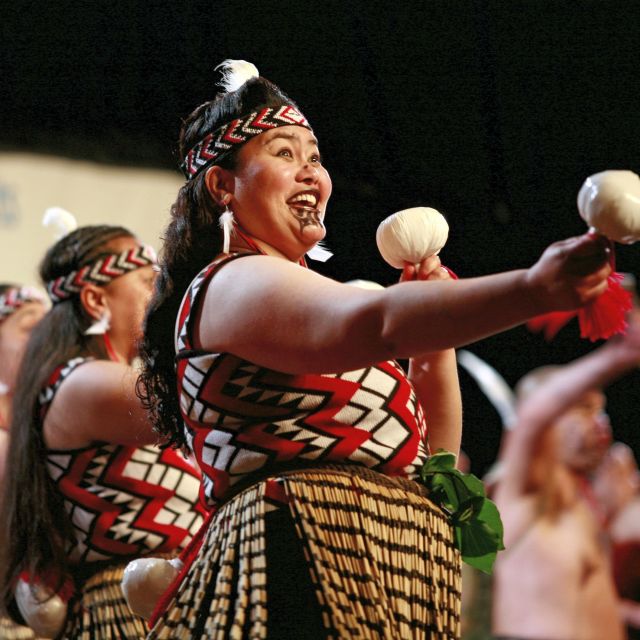 Typische Tänze der Maori