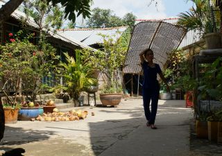 Landleben im Mekong Delta