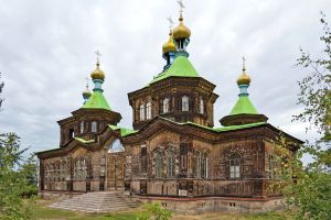 Karakol - russisch-orthodoxe Kathedrale der Heiligen Dreieinigkeit