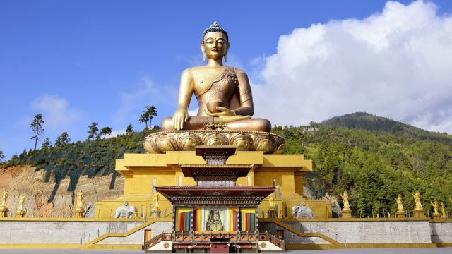 sitzender Buddha (Kuenselphodrang) in Thimphu