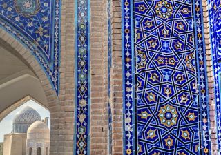 türkisfarbene Mosaike
