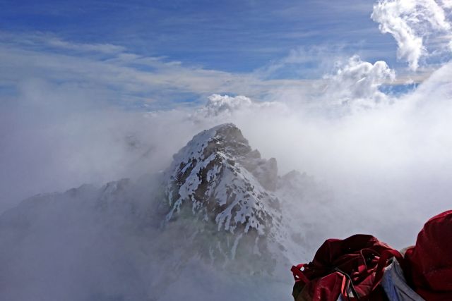 Der zweithöchste Gipfel (Alexandra Peak – 5091 m) des Mount-Stanley-Massivs im Ruwenzori-Gebirge