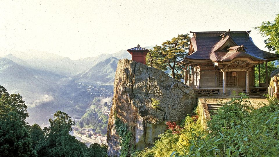Ausblick vom Yamadera Tempel in Yamagata