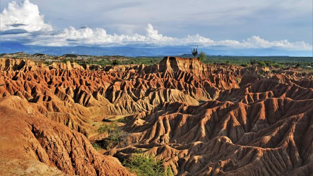 Einzigartige Formationen in der Tatacoa-Wüste