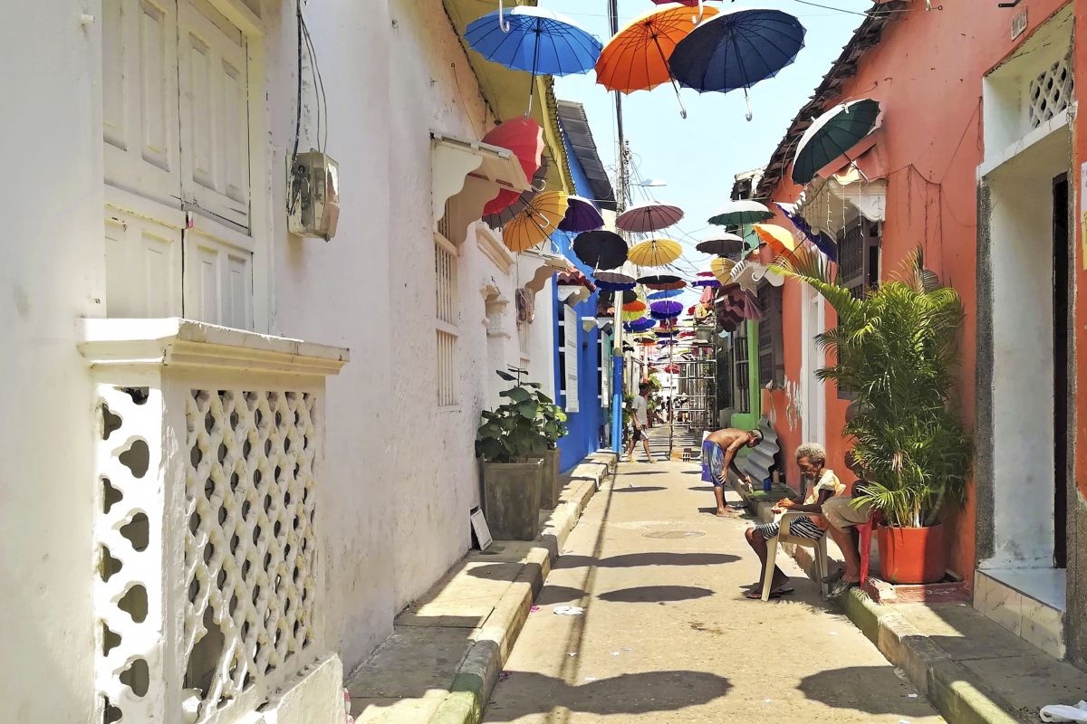Im Stadtviertel Getsemani in Cartagena