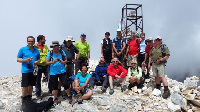 Trekking in Bulgarien: Pirin-Gebirge und Rila-Gebirge, Gipfelfoto