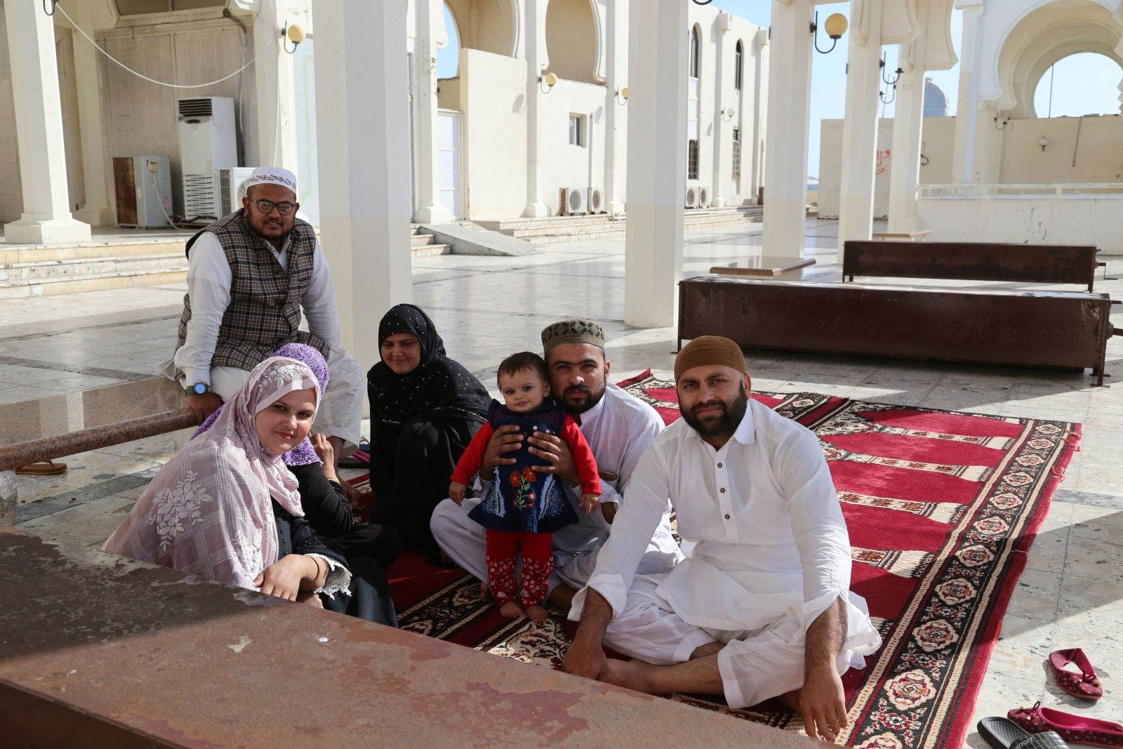 Pilger in Dschidda (Jeddah)