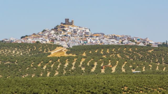 Panorama von Espejo, nahe Córdoba
