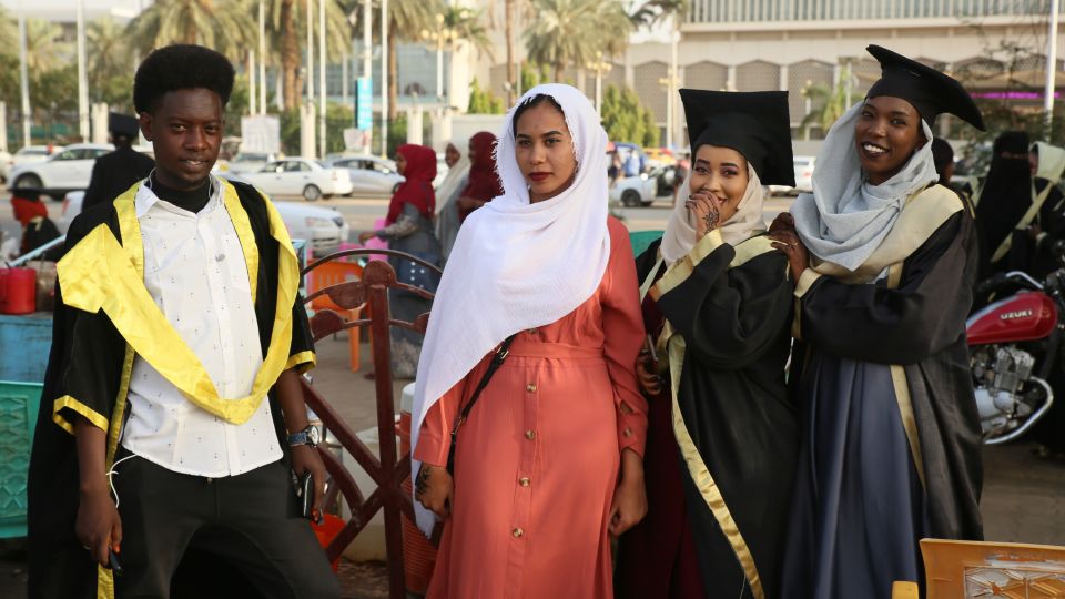 Studenten in Khartum