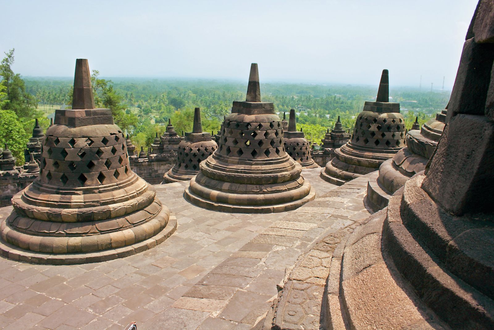 größte buddhistische Tempelanlage Südostasiens – Borobudur