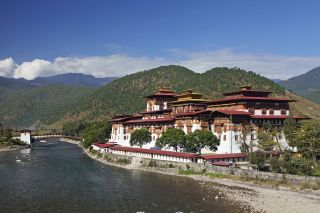 Dzong in Punakha