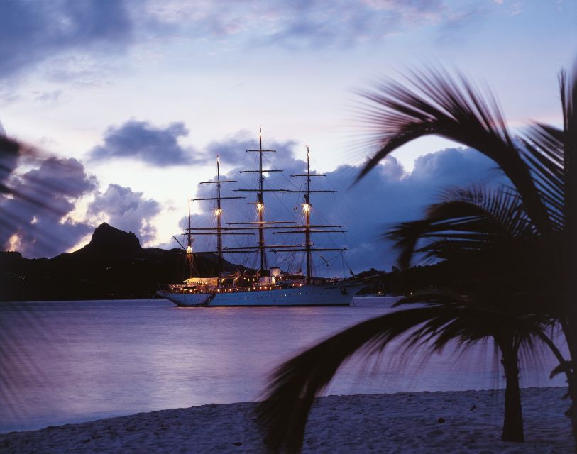 Abendliche Sonnenuntergangsstimmung in der Karibik