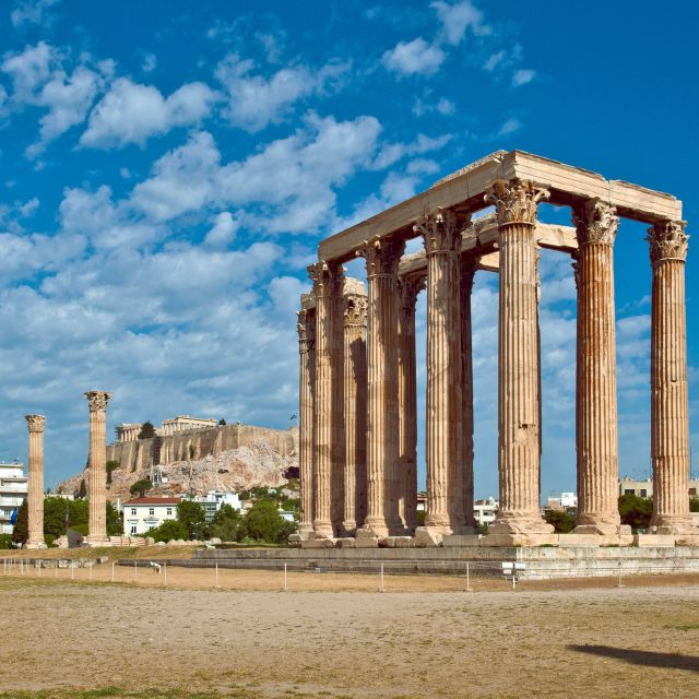 Zeustempel (Olympieion) in Athen in Griechenland