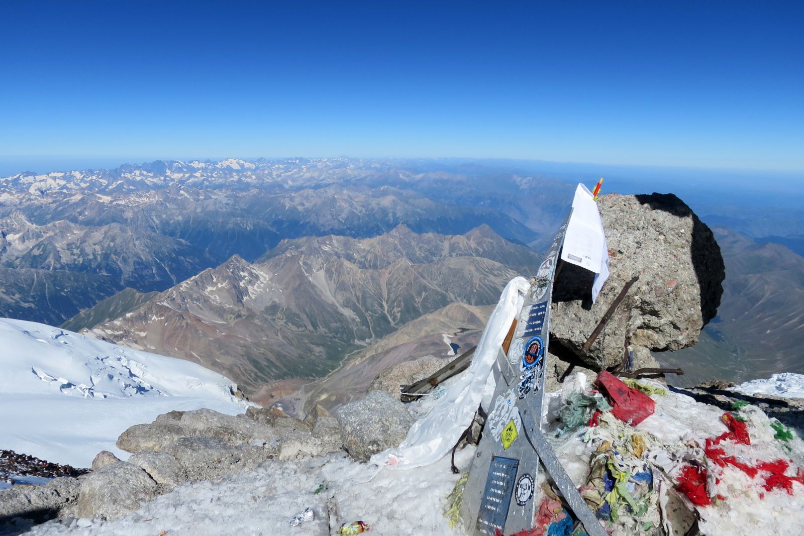 Höchster Punkt Europas, der Gipfel des Elbrus