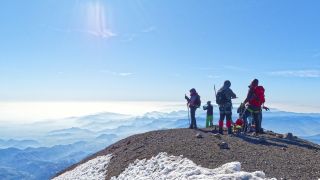 Höhepunkt - der 5640 m hohe Gipfel des Pico de Orizaba