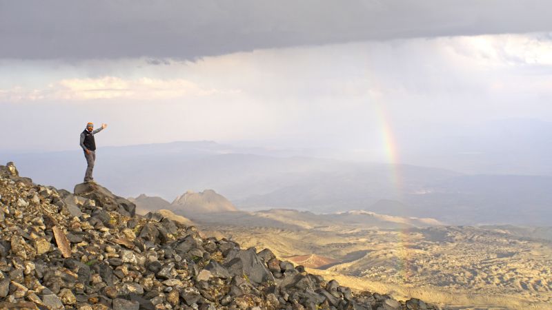 Regenbogen am Ararat