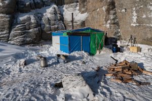 Oberes Camp bei den Granittürmen von Ulachan-Sys - Jakutien/Russland